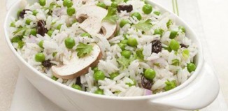 Σαλάτα με μανιτάρια και ρύζι