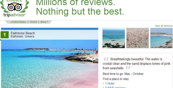Οι καλύτερες παραλίες στην Ελλάδα και στον κόσμο σύμφωνα με το Tripadvisor