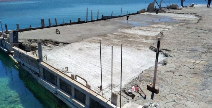 Ξεκίνησε η κατασκευή του έργου «Συντήρηση – αποκατάσταση εξομοιούμενης ζώνης λιμένα νήσου Δήλου»