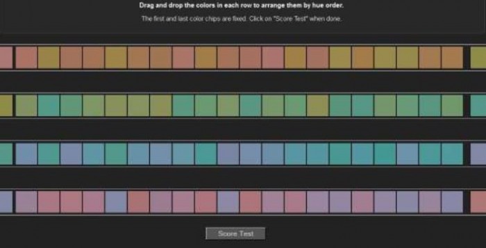 Κάντε το online τεστ αχρωματοψίας