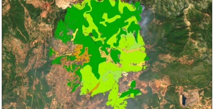 Τι κάηκε στην Εύβοια- Αποκλειστικός χάρτης με τις χρήσεις γης