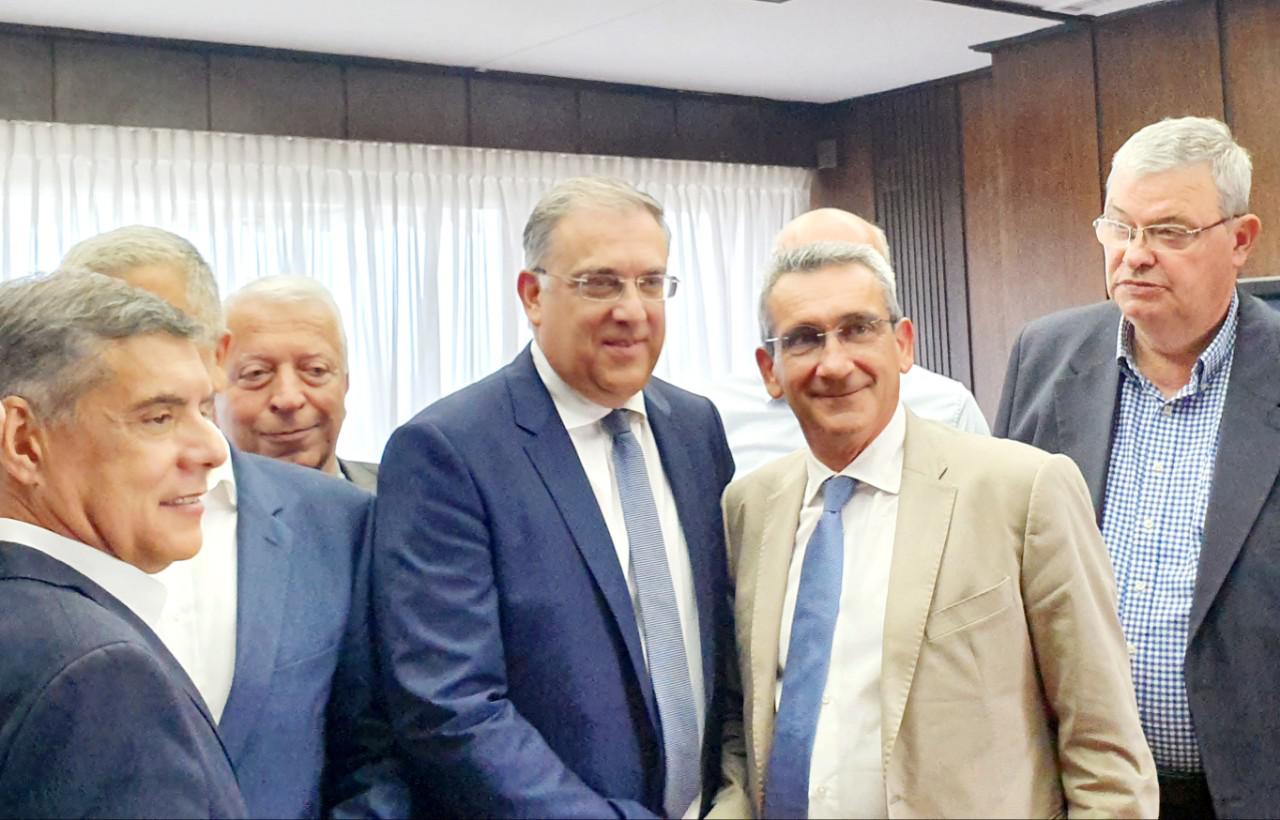 Ο Γιώργος Χατζημάρκος στην πρώτη συνάντηση του νέου Υπουργού Εσωτερικών με τους Περιφερειάρχες της χώρας